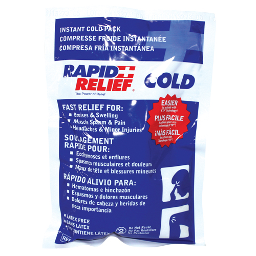 Rapid Relief&reg; Instant Chill Pack, Cold, Single Use, 5" x 9" Seaboard Timber Mart
