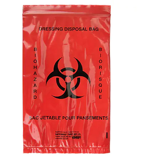 Dynamic Hazardous Waste Bags, Bio-Hazard, 9" L x 6" W, 2.0 mils Seaboard Timber Mart