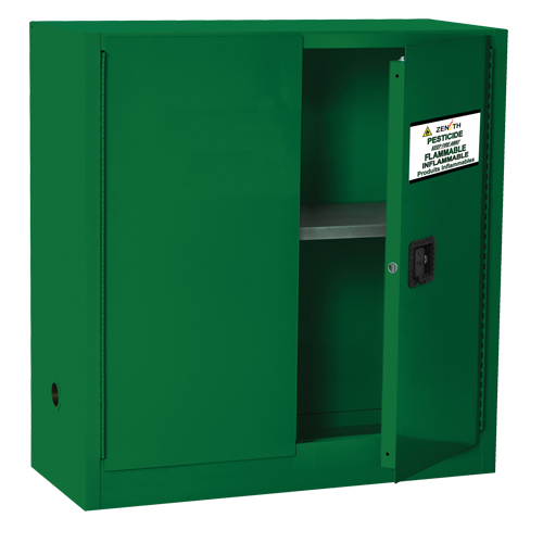 Armoire de rangement pour pesticides, 30 gal., 44" h x 43" l x 18" p Seaboard Timber Mart