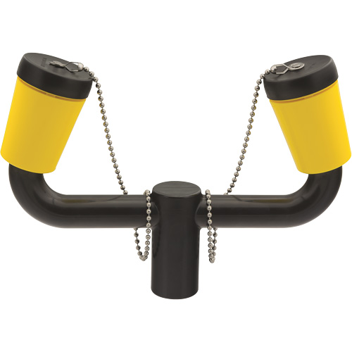 Ensemble de pommeaux doubles pour douche oculaire Seaboard Timber Mart