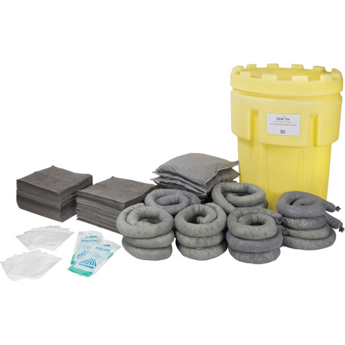 Spill Kit, Universal, Salvage Drum, 95 US gal. Absorbancy Seaboard Timber Mart