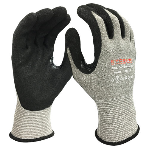 Gants r&eacute;sistants aux coupures, Taille Grand/9, Calibre 13, Rev&ecirc;tement Mousse de nitrile, Enveloppe en Kyorene, ANSI/ISEA 105 niveau 3/EN 388 niveau C Seaboard Timber Mart