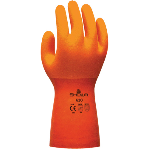 Gants Atlas 620, Taille Petit/7, 12" lo, PVC, Doublure en Coton, 63-mil Seaboard Timber Mart