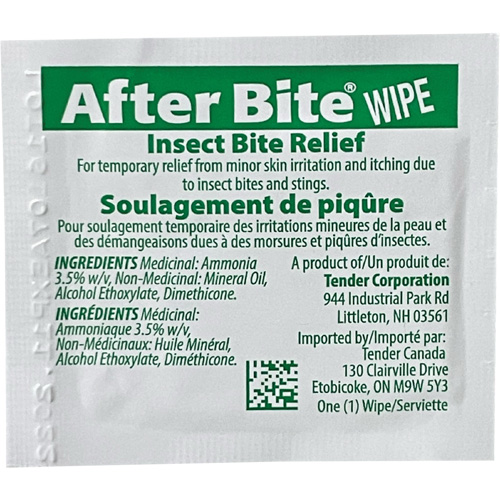 After Bite Insect Sting Relief Towelettes Seaboard Timber Mart