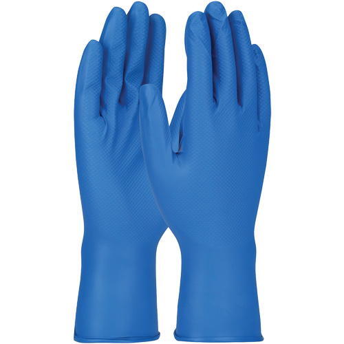 Grippaz Gloves, Small, Nitrile, 8-mil, Powder-Free, Blue Seaboard Timber Mart