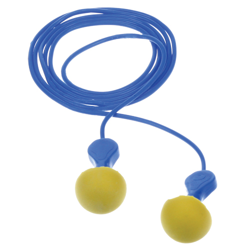 Bouchons d'oreilles d&eacute;tectables E-A-Rsoft Express Pod, Avec cordon, R&eacute;gulier, Vrac - Sachet coussin, NRR dB 23 Seaboard Timber Mart