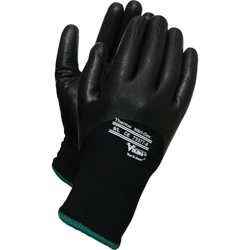 Gants thermiques Nitri-Dex Viking, 8/Moyen, R&ecirc;vetement Nitrile, Calibre 15, Enveloppe en Nylon Seaboard Timber Mart