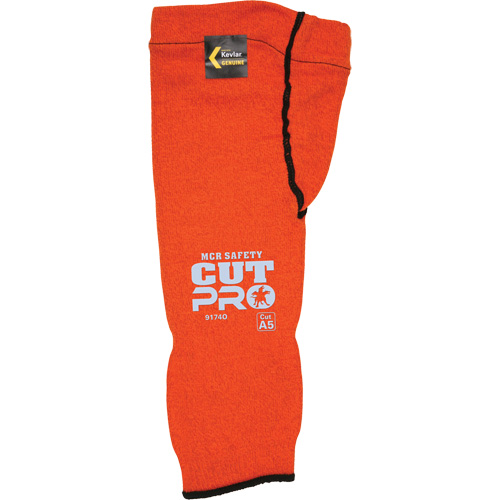 Memphis&reg; Sleeves With Thumb Hole, Kevlar&reg;, 14", ASTM ANSI Level A5, Orange Seaboard Timber Mart