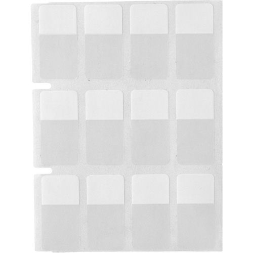 Core Series Self-Laminating Wire & Cable Labels, Vinyl, 0.5" L x 0.75" H, Clear Seaboard Timber Mart