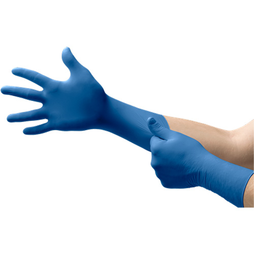 Gants UltraSense EC, T-petit, Nitrile, 5 mils, Sans poudre, Bleu, Classe 2 Seaboard Timber Mart