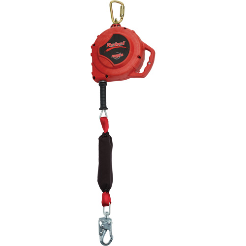 Rebel Self-Retracting Lifeline, 33', Galvanized Steel, Swivel Seaboard Timber Mart