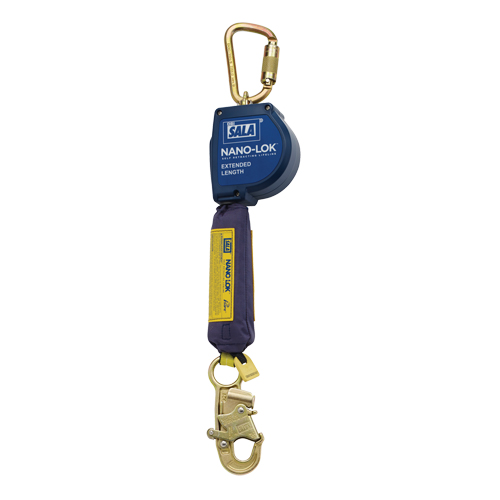 Cordage de s&eacute;curit&eacute; autor&eacute;tractable allong&eacute; Nano-Lok, 10', Polyester/Sangles, Pivotant Seaboard Timber Mart