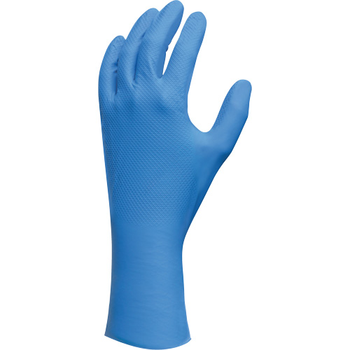 Lightweight Gloves, 7/Small, Nitrile, 9-mil, Powder-Free, Blue Seaboard Timber Mart