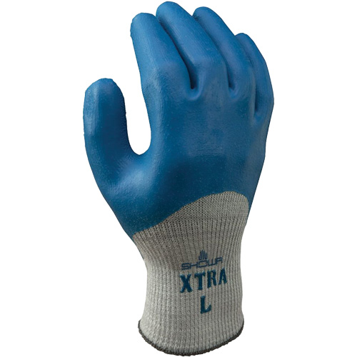 Gants enduits par trempage sans coutures ATLAS 305, 7/Petit, R&ecirc;vetement Latex de caoutchouc, Calibre 10, Enveloppe en Polyester/Coton Seaboard Timber Mart