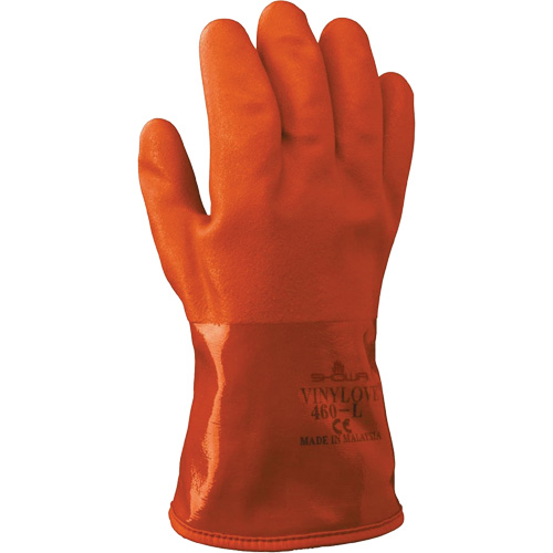 Gants &agrave; double enduit Atlas 460, Taille Moyen/8, 12" lo, PVC, Doublure en Acrylique/Coton, 130-mil Seaboard Timber Mart