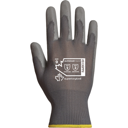 Gants tricot&eacute; Superior Touch, 8, R&ecirc;vetement Polyur&eacute;thane, Calibre 13, Enveloppe en Polyester Seaboard Timber Mart