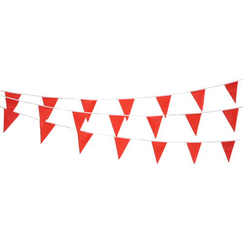 Pennant String, 60' L, Red Seaboard Timber Mart