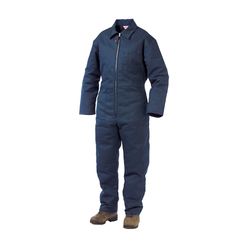 Lined Twill Coveralls, Men's, Navy Blue, Size Large Seaboard Timber Mart