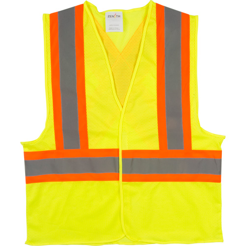 Veste de s&eacute;curit&eacute; pour la circulation, Jaune lime haute visibilit&eacute;, Moyen, Polyester Seaboard Timber Mart