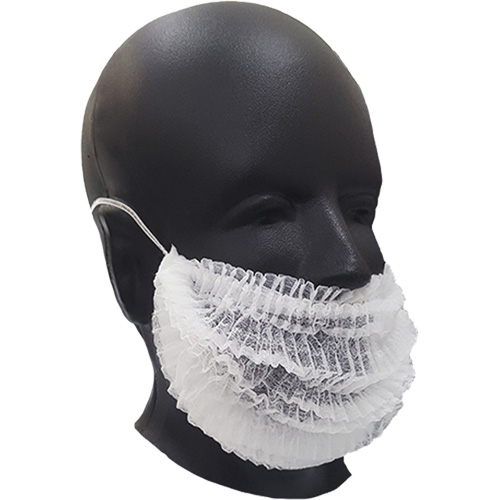 Beard Covers, Polypropylene, White Seaboard Timber Mart