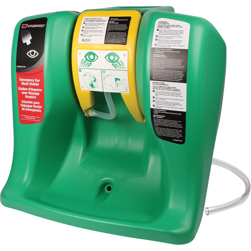 Dynamic Eyewash Station, Gravity-Fed, 16 gal. Capacity, Meets ANSI Z358.1 Seaboard Timber Mart