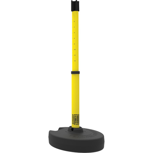 PLUS Barrier Post Set Receiver, 42" High, Yellow Seaboard Timber Mart
