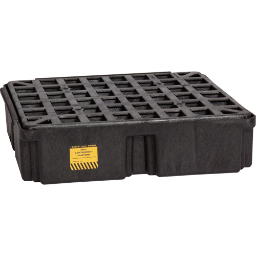 Plateforme de d&eacute;versement modulaire, Capacit&eacute; de d&eacute;versement 15 gal. US, 26" x 26,25" x 6,5" Seaboard Timber Mart