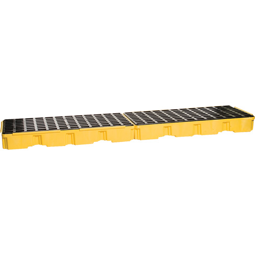 Modular Spill Platform, 60.5 US gal. Spill Capacity, 26.5" x 103.5" x 6.5" Seaboard Timber Mart
