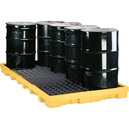 Modular Spill Platform, 121 US gal. Spill Capacity, 51.5" x 103" x 6.5" Seaboard Timber Mart