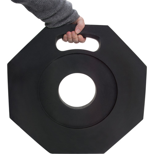 Base en caoutchouc pour poteaux d&eacute;lin&eacute;ateurs de qualit&eacute; sup&eacute;rieure, 12 lb Seaboard Timber Mart