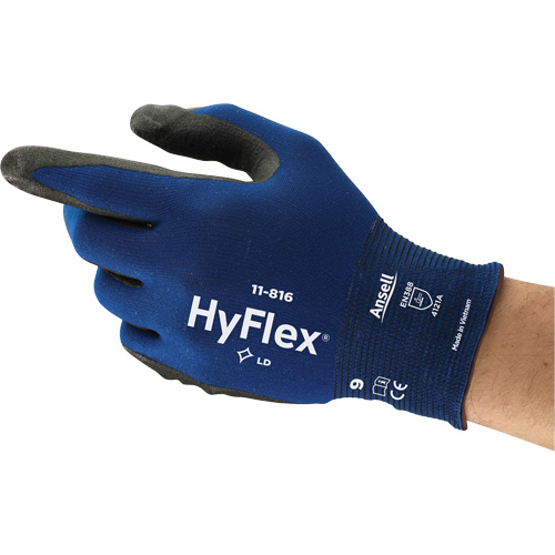 Gants HyFlex 11-816, 6, R&ecirc;vetement Mousse de nitrile, Calibre 18, Enveloppe en Nylon/Spand Seaboard Timber Mart