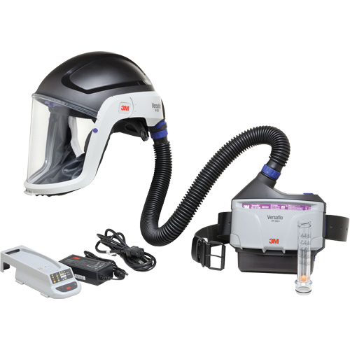 Versaflo Heavy Industry PAPR Kit, Headcover & Faceshield, Lithium-Ion Battery Seaboard Timber Mart