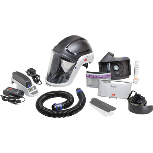 Versaflo Heavy Industry PAPR Kit, Headcover & Faceshield, Lithium-Ion Battery Seaboard Timber Mart