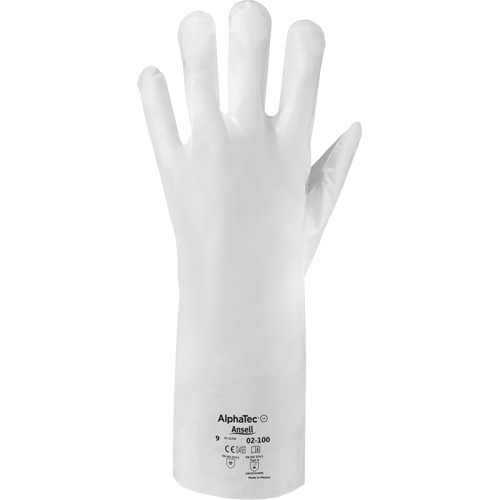ALPHATEC&reg; 02-100 Chemical-Resistant Gloves, Size 6, 15" L, HPPE, 2.4-mil Seaboard Timber Mart