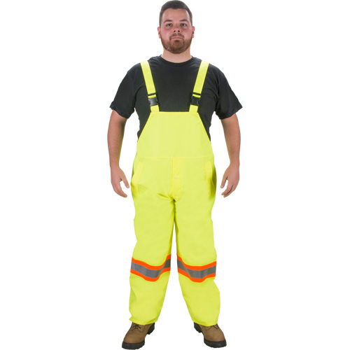 RZ1000 Rain Bib Pants, Polyester, 2X-Large, High Visibility Lime-Yellow Seaboard Timber Mart