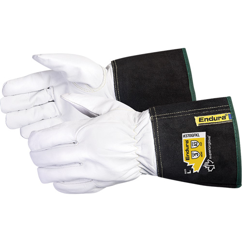 Endura&reg; TIG Welding Gloves, Grain Goatskin, Size Medium Seaboard Timber Mart