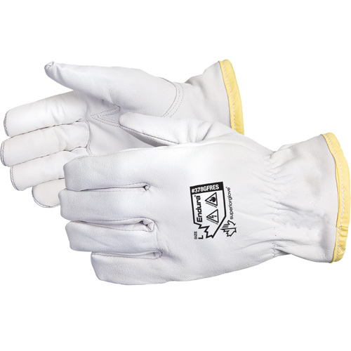 Endura&reg; Flame-Resistant Anti-Static Driver's Gloves, Small, Grain Goatskin Palm, Rhovyl&reg; Inner Lining Seaboard Timber Mart