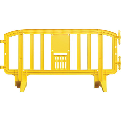 Movit Barricade, Interlocking, 78" L x 39" H, Yellow Seaboard Timber Mart