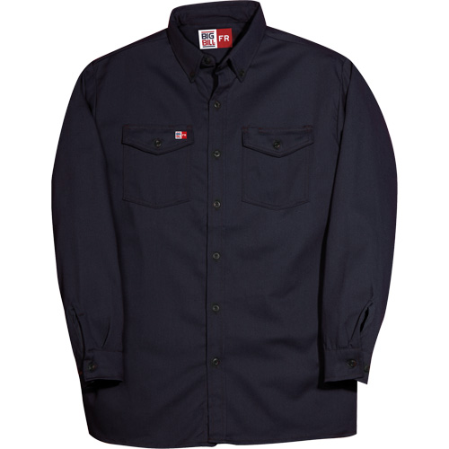 Westex UltraSoft&reg; Button Down Shirt, Small, Navy Blue Seaboard Timber Mart