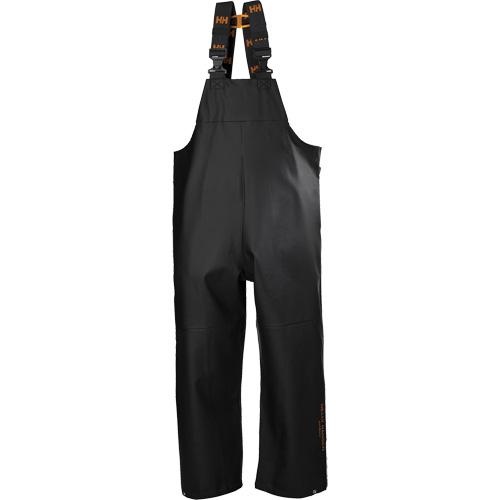 Pantalons &agrave; bavette imperm&eacute;ables Gale, T-petit, Polyester, Noir Seaboard Timber Mart
