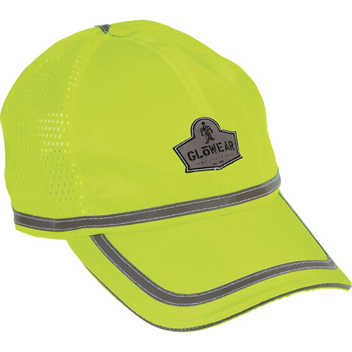 Casquette de baseball haute visibilit&eacute; GloWear 8930, Jaune lime haute visibilit&eacute;, Polyester Seaboard Timber Mart
