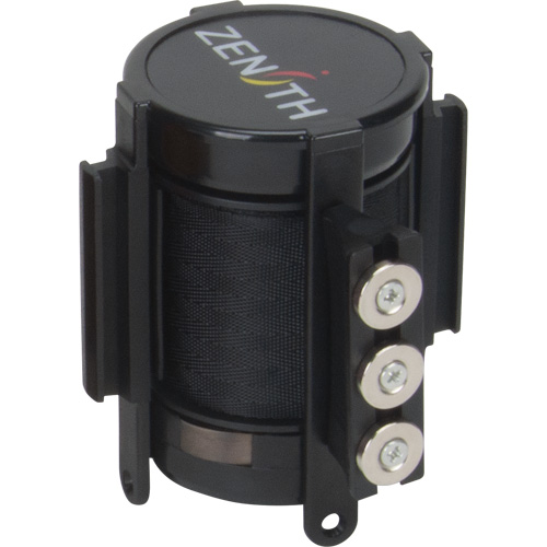 Magnetic Tape Cassette for Build-Your-Own Crowd Control Barrier, 12', Black Tape Seaboard Timber Mart