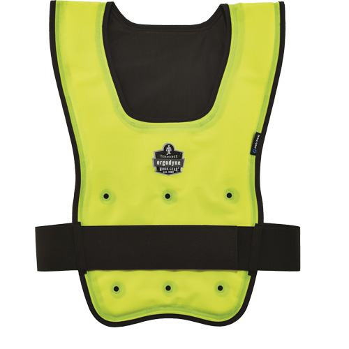 Chill-Its&reg; 6687 Economy Dry Evaporative Cooling Vest, Large/X-Large, High Visibility Lime-Yellow Seaboard Timber Mart