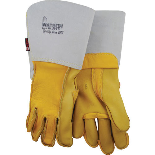 Welding Gloves, Grain Cowhide, Size 8 Seaboard Timber Mart