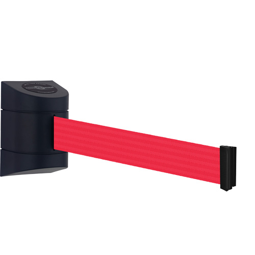 TensaBarrier&reg; Wall Mounted Unit, Plastic, Screw Mount, 30', Red Tape Seaboard Timber Mart