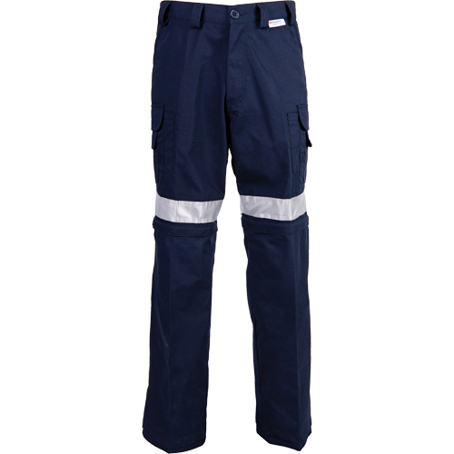 Pantalon haute visibilit&eacute;, Poly-coton, 32, Bleu marin Seaboard Timber Mart