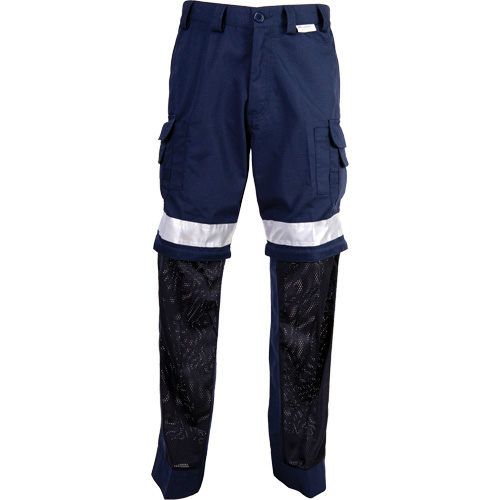 Pantalon haute visibilit&eacute;, Poly-coton, 32, Bleu marin Seaboard Timber Mart