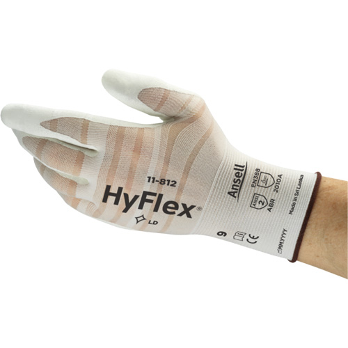 Gants HyFlex 11-812, 6, R&ecirc;vetement Mousse de nitrile, Calibre 18, Enveloppe en Nylon/Spand Seaboard Timber Mart