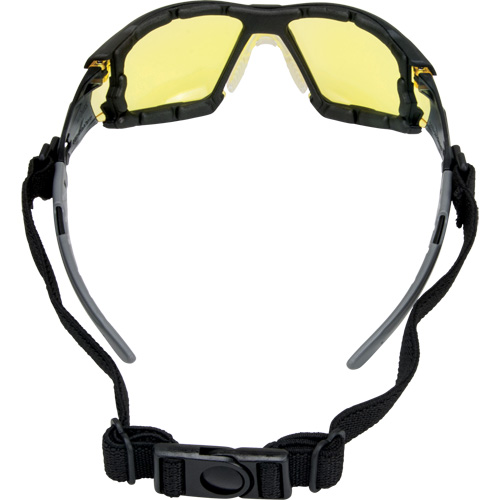 Z2900 Series Safety Glasses with Foam Gasket, Amber Lens, Anti-Scratch, ANSI Z87+/Meets/Exceeds CSA Z94.3 Seaboard Timber Mart
