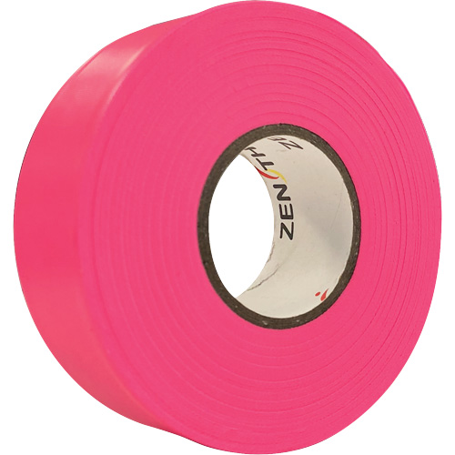 Flagging Tape, 1.1875" W x 164' L, Fluorescent Pink Seaboard Timber Mart